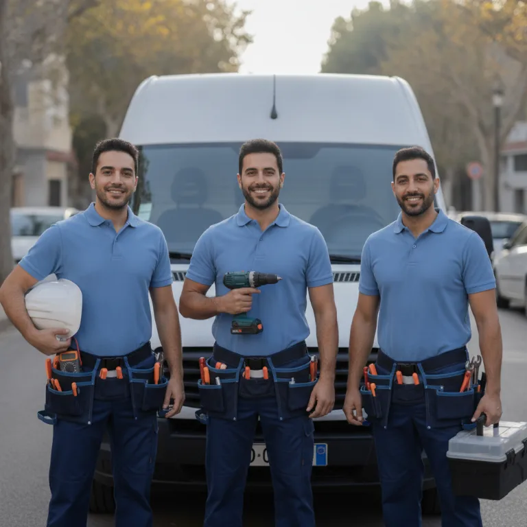 Electricista equipo en Atamaria